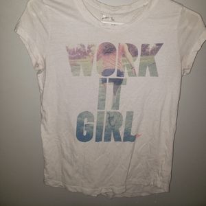 "Work it girl" t-shirt